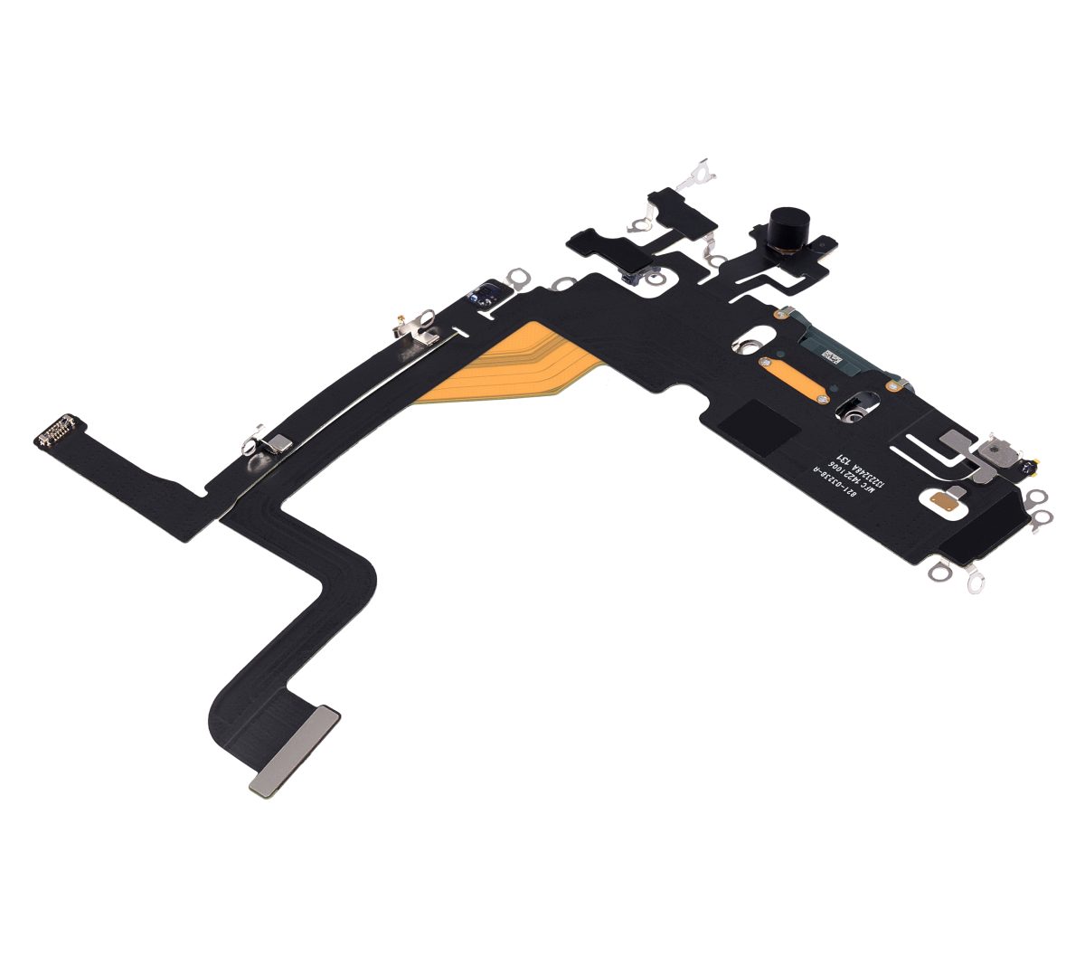 iphone 13 Pro İle Uyumlu Şarj Yeri  Girişli ve Mikrofonlu Şarj Filmi Premium Alpine Green - Görsel 3