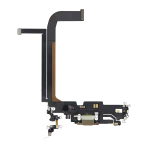 iphone 13 Pro İle Uyumlu Şarj Yeri  Girişli ve Mikrofonlu Şarj Filmi Premium Gold