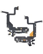 iphone 13 Pro İle Uyumlu Şarj Yeri  Girişli ve Mikrofonlu Şarj Filmi Premium Grafit - Görsel 2