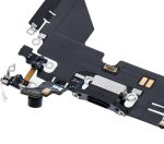 iphone 13 Pro İle Uyumlu Şarj Yeri  Girişli ve Mikrofonlu Şarj Filmi Premium Grafit - Görsel 5