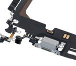 iphone 13 Pro İle Uyumlu Şarj Yeri  Girişli ve Mikrofonlu Şarj Filmi Premium Gümüş - Görsel 5