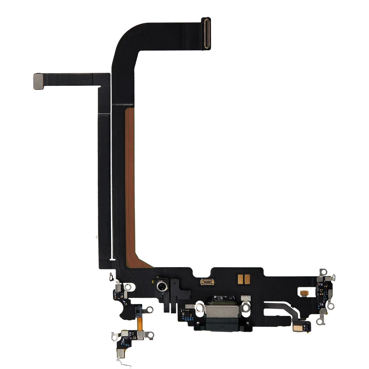 iphone 13 Pro Max İle Uyumlu Şarj Yeri  Girişli ve Mikrofonlu Şarj Filmi Alpine Green