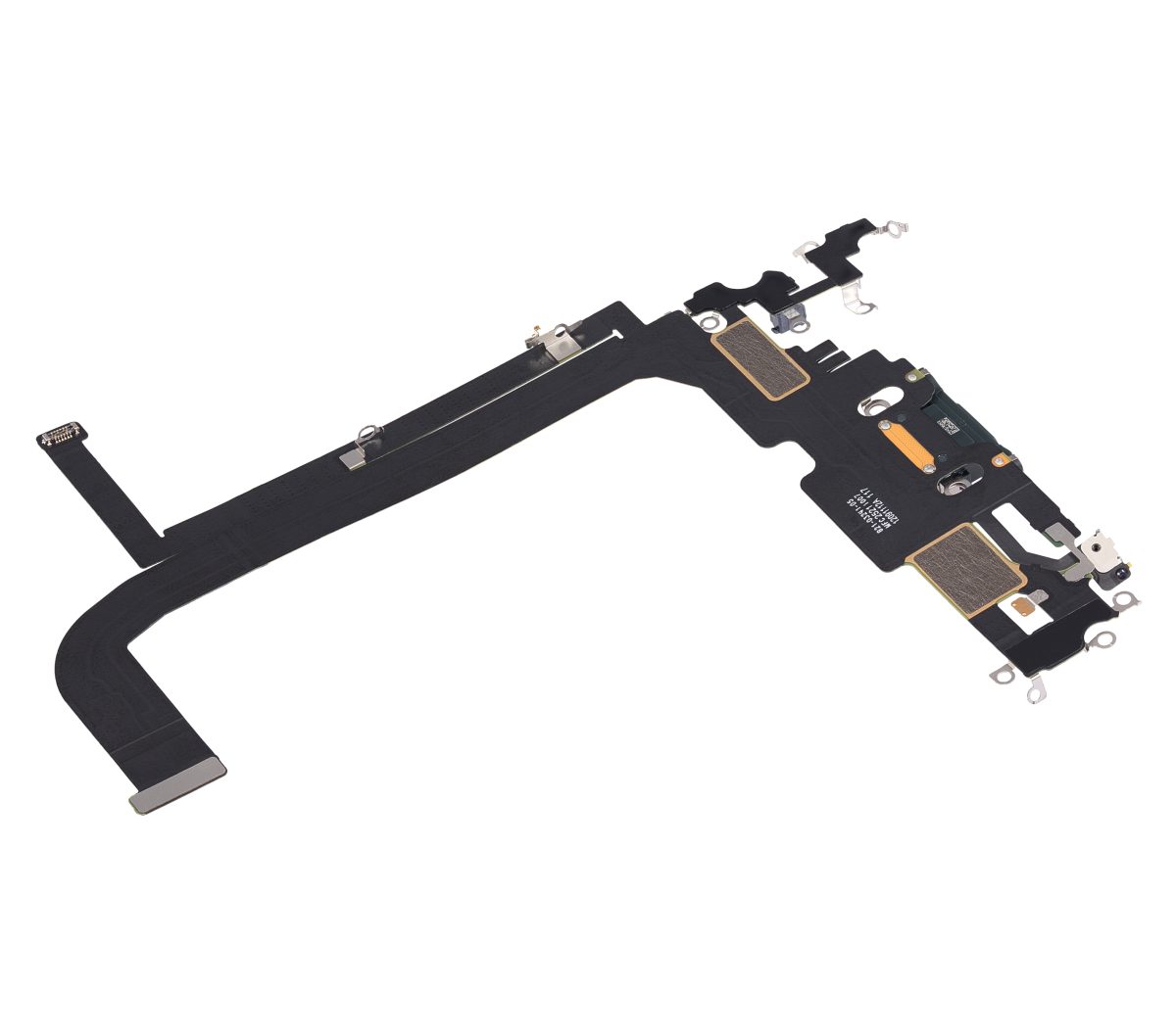 iphone 13 Pro Max İle Uyumlu Şarj Yeri  Girişli ve Mikrofonlu Şarj Filmi Alpine Green - Görsel 3
