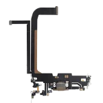 iphone 13 Pro Max İle Uyumlu Şarj Yeri  Girişli ve Mikrofonlu Şarj Filmi Gold