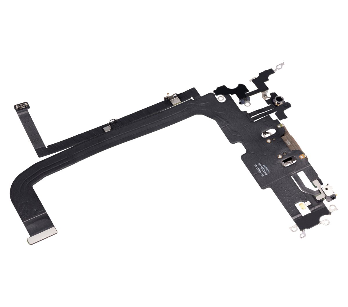 iphone 13 Pro Max İle Uyumlu Şarj Yeri  Girişli ve Mikrofonlu Şarj Filmi Gold - Görsel 4