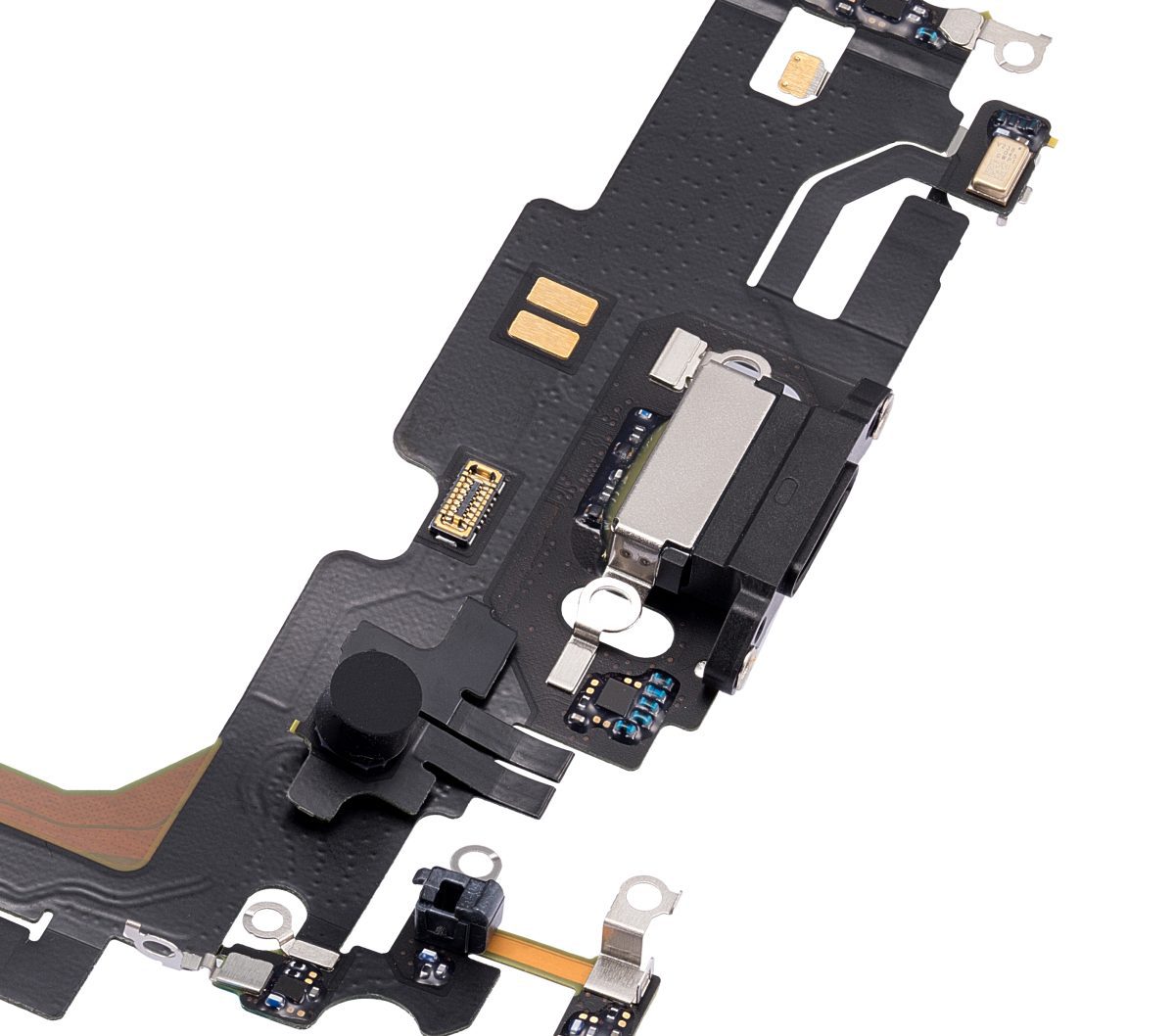 iphone 13 Pro Max İle Uyumlu Şarj Yeri  Girişli ve Mikrofonlu Şarj Filmi Grafit - Görsel 5