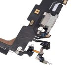 iphone 13 Pro Max İle Uyumlu Şarj Yeri  Girişli ve Mikrofonlu Şarj Filmi Gümüş - Görsel 5
