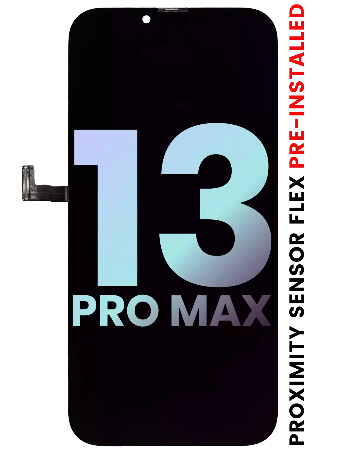 iphone 13 Pro Max Servis Paketi ile Uyumlu Yakınlık Sensörü Flex Önceden Takılı OLED Montajı - Görsel 2