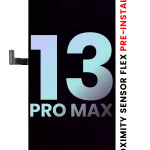 iphone 13 Pro Max Servis Paketi ile Uyumlu Yakınlık Sensörü Flex Önceden Takılı OLED Montajı