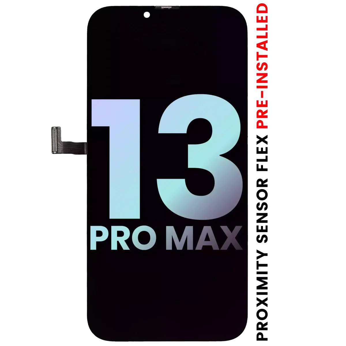 iphone 13 Pro Max Servis Paketi ile Uyumlu Yakınlık Sensörü Flex Önceden Takılı OLED Montajı - Görsel 5