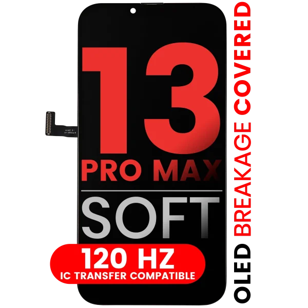 iphone 13 Pro Max ile Uyumlu Ekran Dokunmatik %100 Oled (Soft)