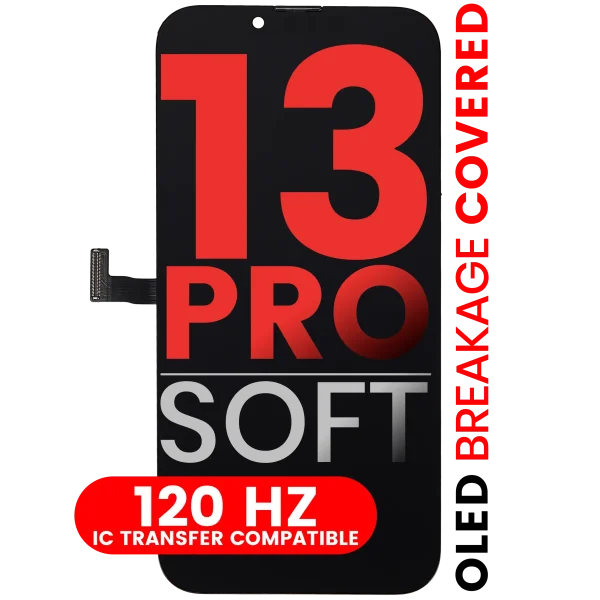 iphone 13 Pro ile Uyumlu Ekran Dokunmatik Hard Oled Soft 120HZ