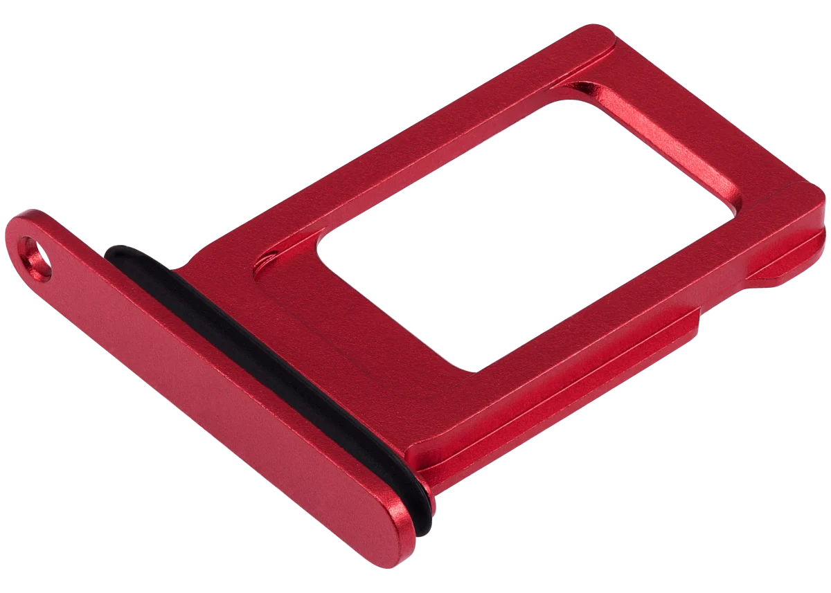 iphone 14 / 14 Plus ile Uyumlu Tek Sim Kart Tepsisi Kırmızı - Görsel 3