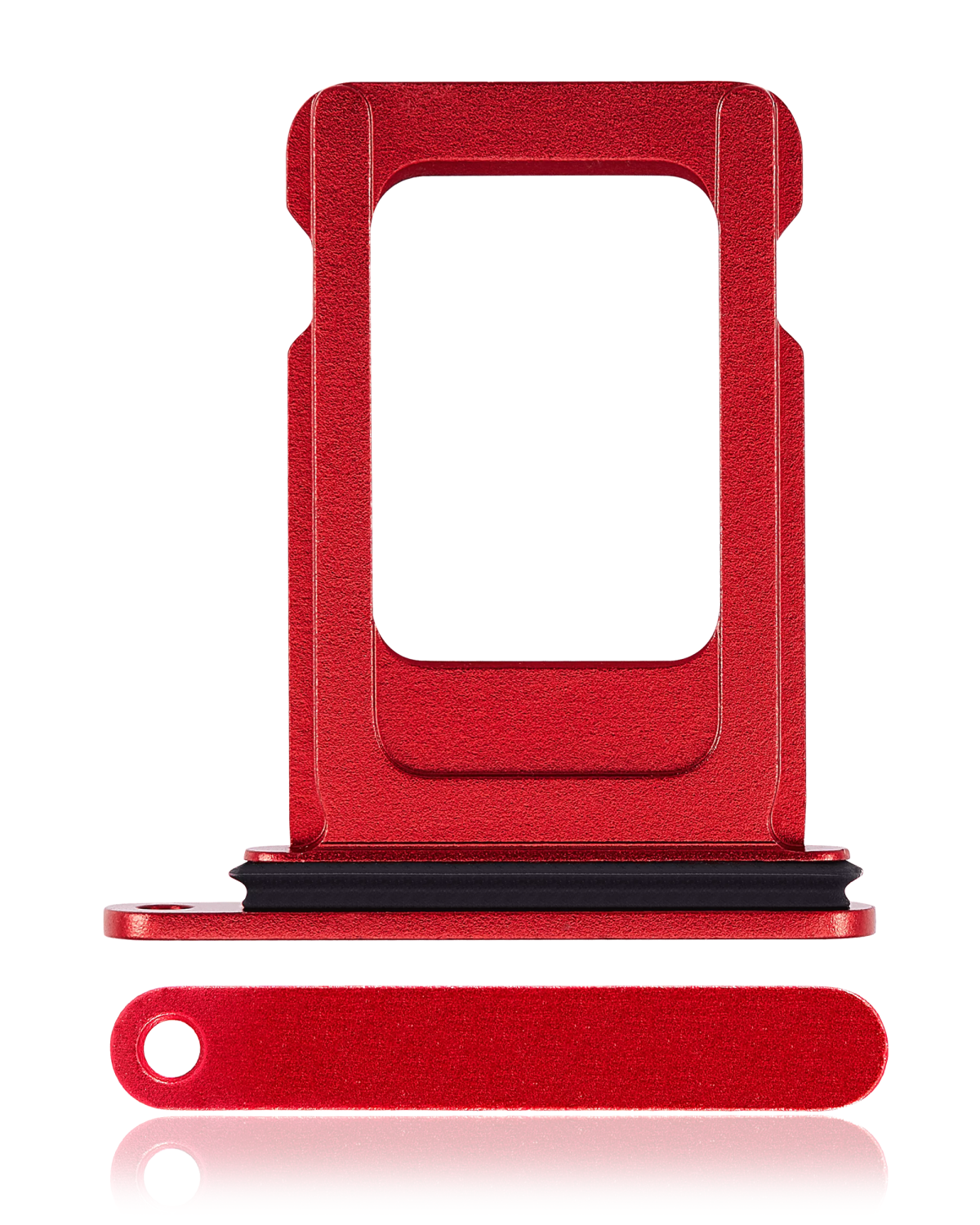 iphone 14 / 14 Plus ile Uyumlu Tek Sim Kart Tepsisi Kırmızı - Görsel 5
