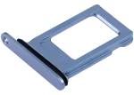 iphone 14 / 14 Plus ile Uyumlu Tek Sim Kart Tepsisi Mavi - Görsel 3