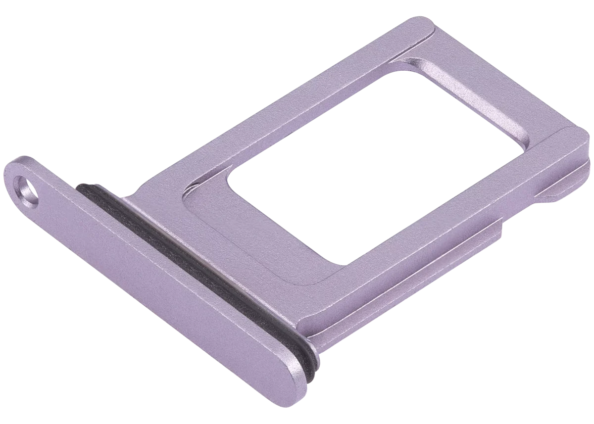 iphone 14 / 14 Plus ile Uyumlu Tek Sim Kart Tepsisi Mor - Görsel 3