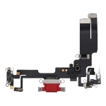 iphone 14 İle Uyumlu Şarj Yeri  Girişli ve Mikrofonlu Şarj Filmi Kırmızı