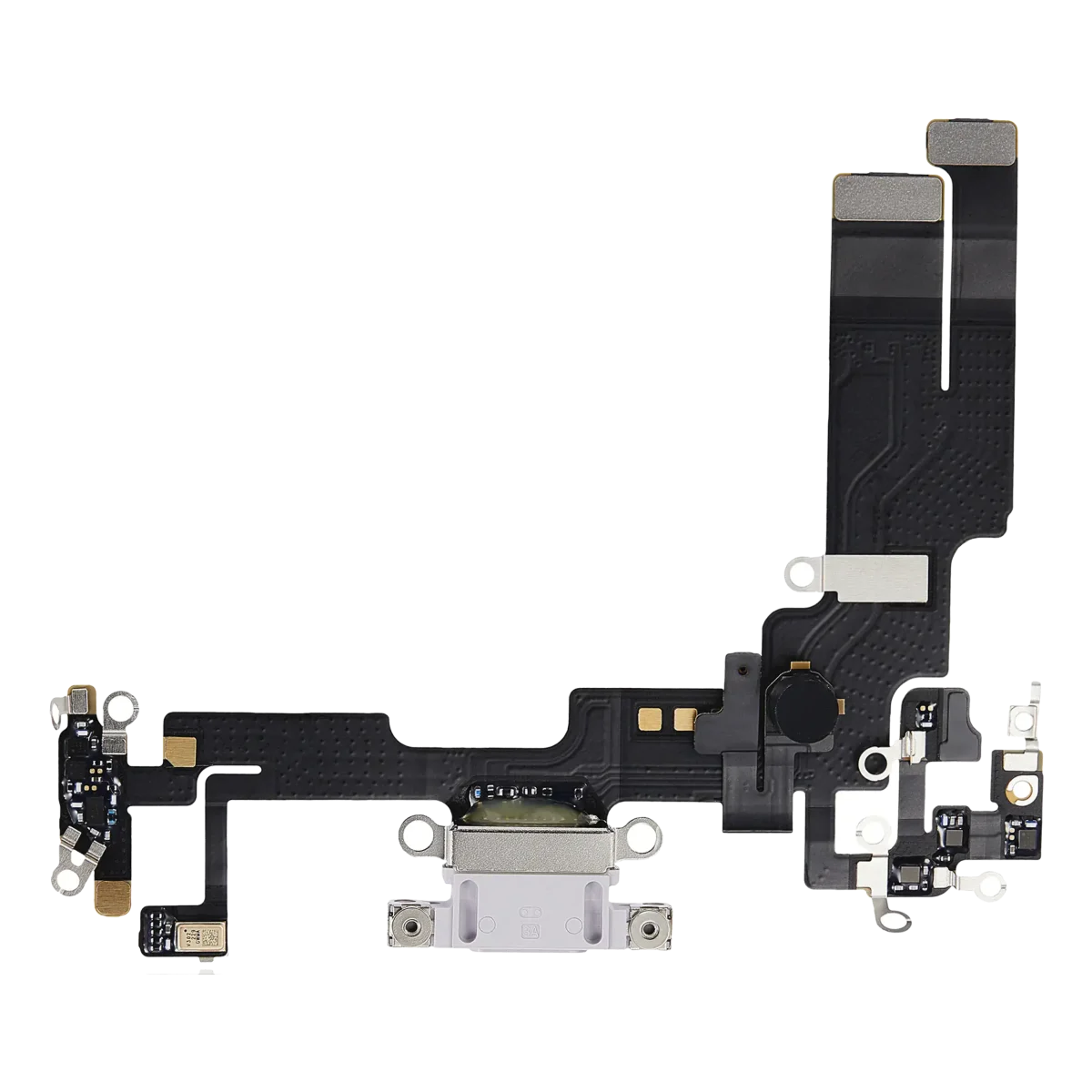 iphone 14 İle Uyumlu Şarj Yeri  Girişli ve Mikrofonlu Şarj Filmi Premium  Mor