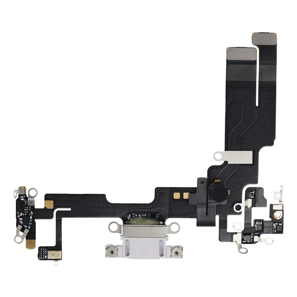 iphone 14 İle Uyumlu Şarj Yeri  Girişli ve Mikrofonlu Şarj Filmi Premium  Mor