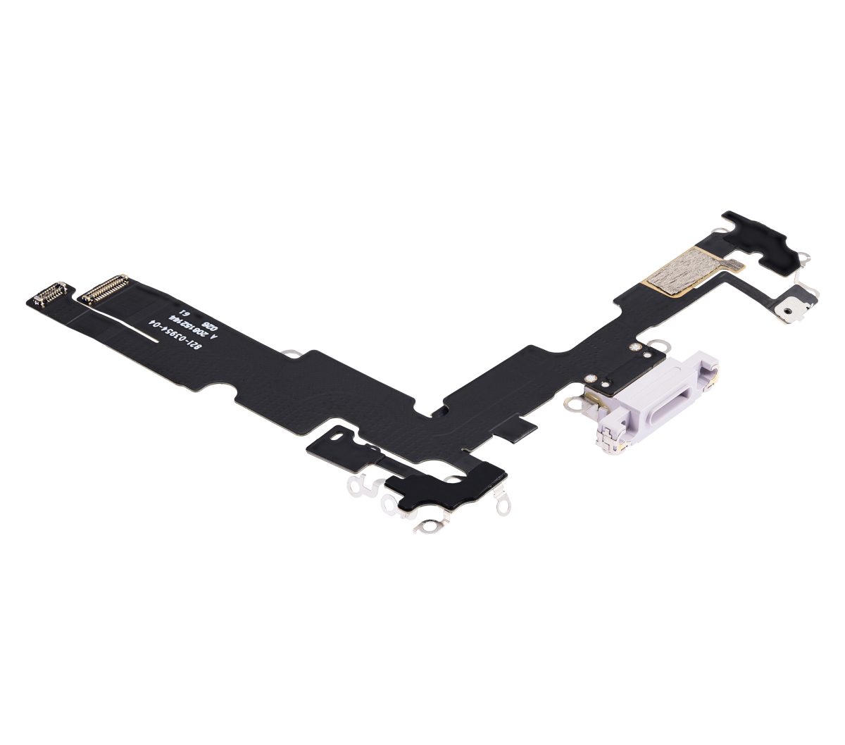 iphone 14 Plus İle Uyumlu Şarj Yeri  Girişli ve Mikrofonlu Şarj Filmi Premium Mor - Görsel 3