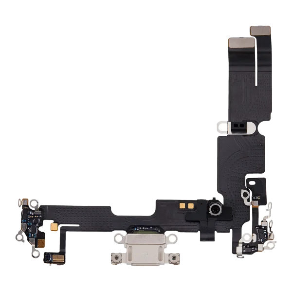 iphone 14 Plus İle Uyumlu Şarj Yeri  Girişli ve Mikrofonlu Şarj Filmi Starlight