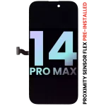 iphone 14 Pro Max Servis Paketi ile Uyumlu Yakınlık Sensörü Flex Önceden Takılı OLED Montajı