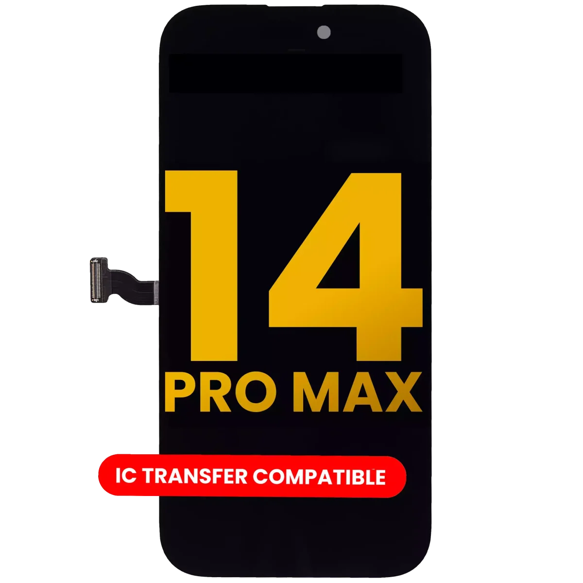 iphone 14 Pro Max ile Uyumlu Ekran Dokunmatik %100 Oled (Hard) - Görsel 2