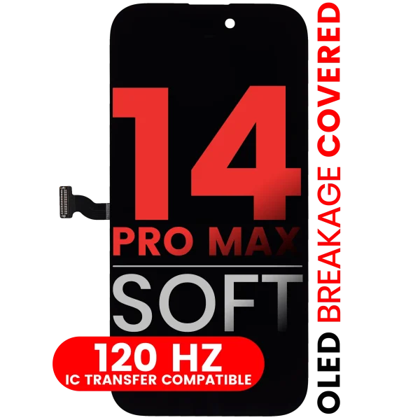 iphone 14 Pro Max ile Uyumlu Ekran Dokunmatik %100 Oled (Soft)