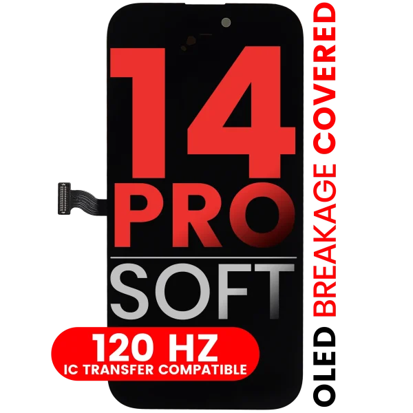 iphone 14 Pro ile Uyumlu Ekran Dokunmatik Hard Oled Soft 120HZ