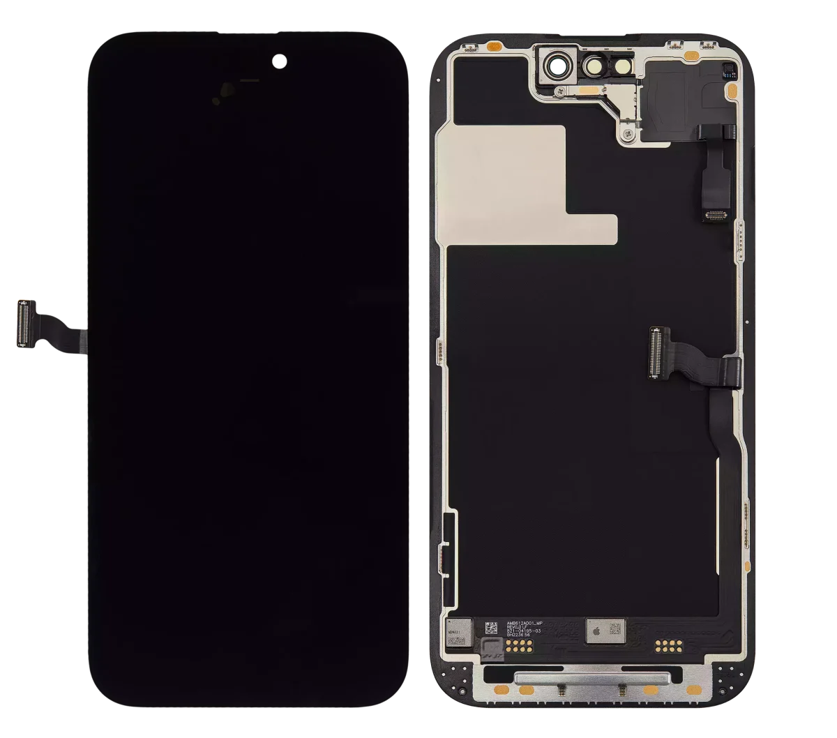 iphone 14 Pro ile Uyumlu Yakınlık Sensörü Flex Önceden Takılı OLED Montajı Servis Paketi - Görsel 2