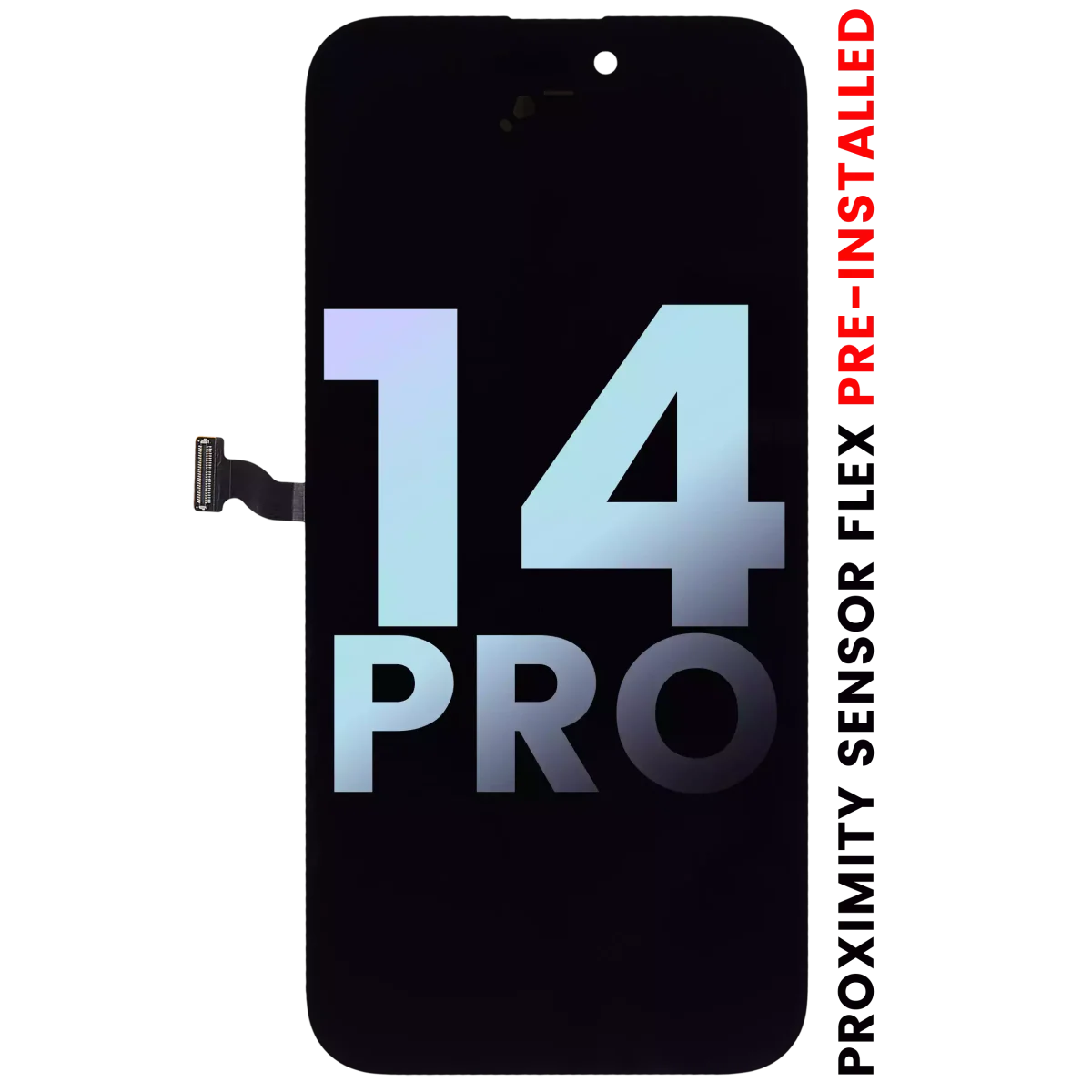 iphone 14 Pro ile Uyumlu Yakınlık Sensörü Flex Önceden Takılı OLED Montajı Servis Paketi