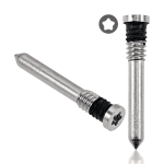 iphone 15 / 15 Plus / 15 Pro / 15 Pro Max ile Uyumlu Alt Vidalar Beyaz Titanyum 6 ADET