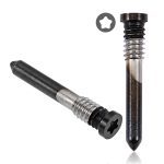 iphone 15 / 15 Plus / 15 Pro / 15 Pro Max ile Uyumlu Alt Vidalar Siyah Titanyum 6 ADET