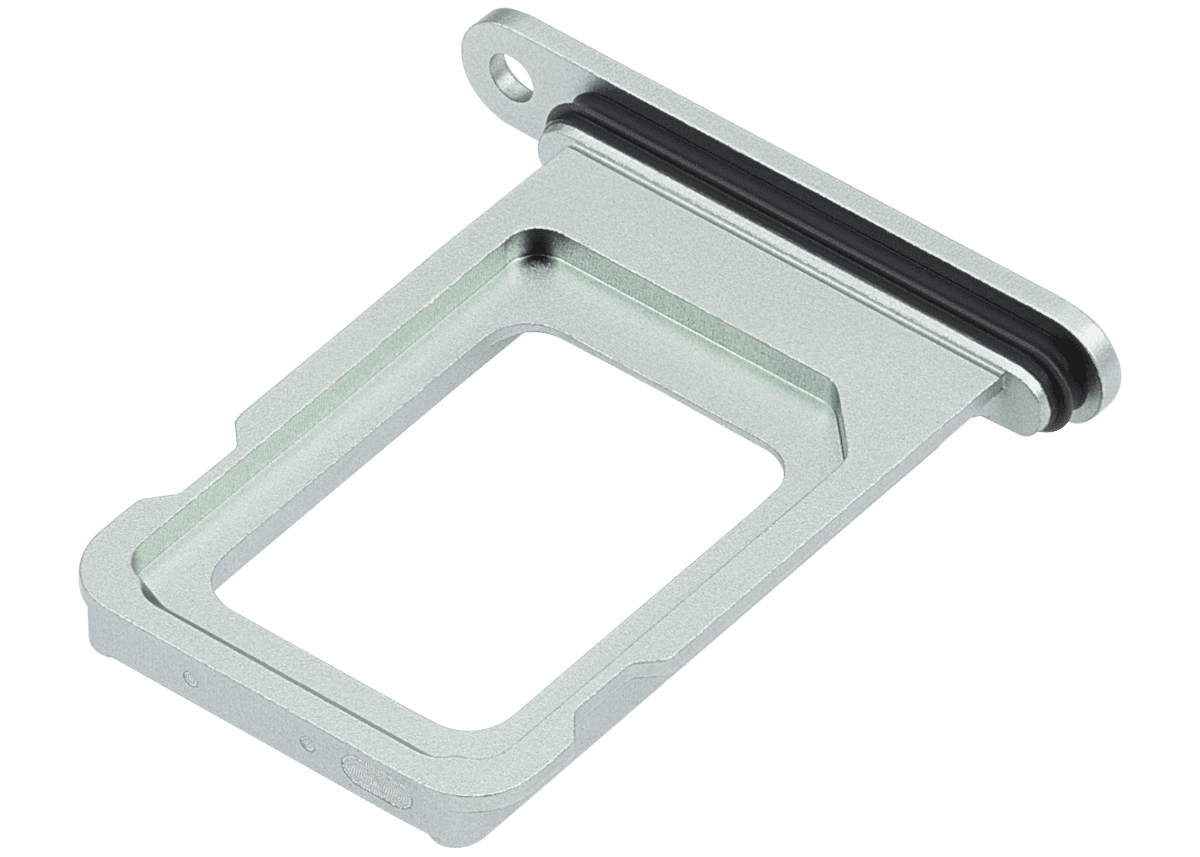 iphone 15 / 15 Plus ile Uyumlu Tek Sim Kart Tepsisi Yeşil - Görsel 4
