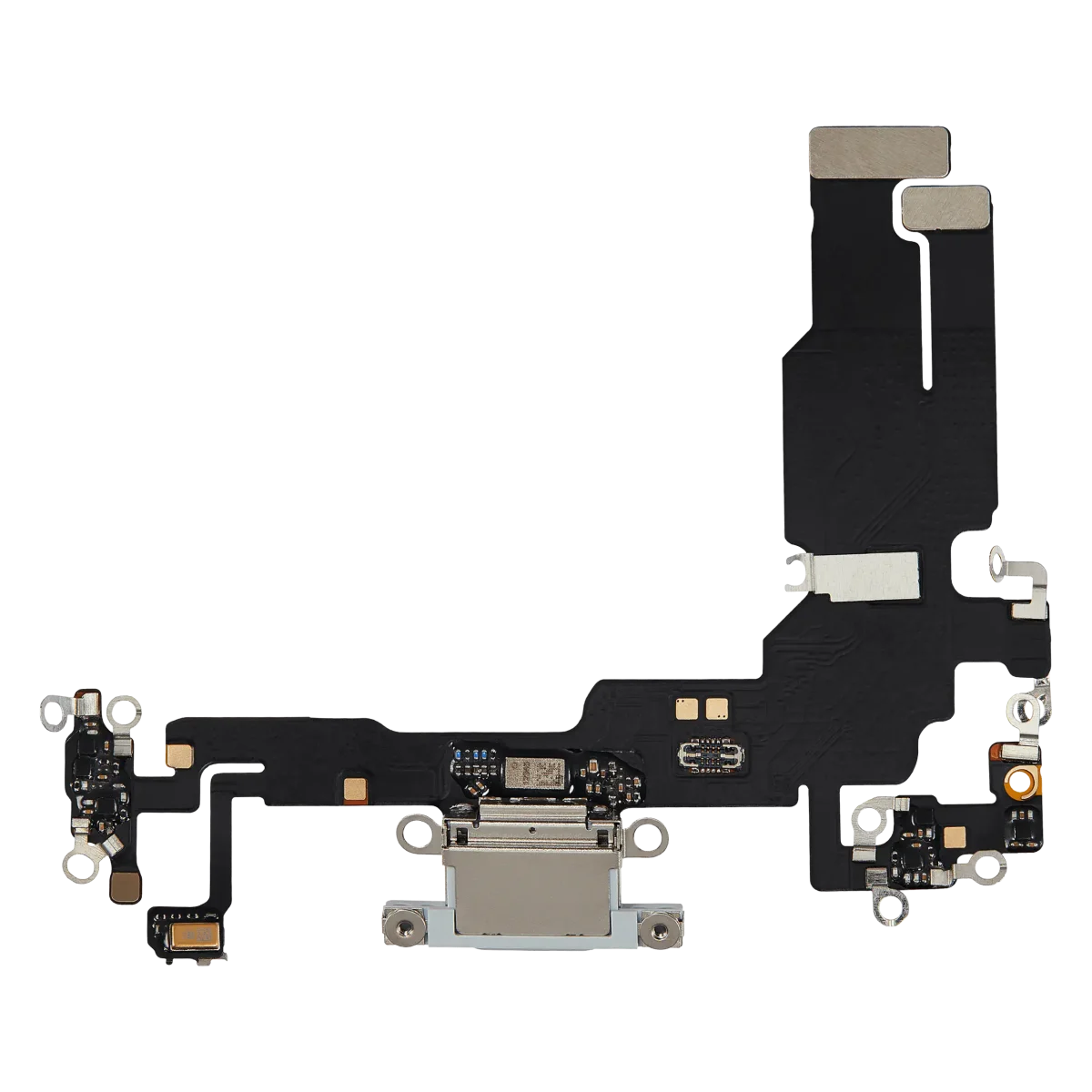 iphone 15 İle Uyumlu Şarj Yeri  Girişli ve Mikrofonlu Şarj Filmi Aftermarket Plus Mavi - Görsel 5