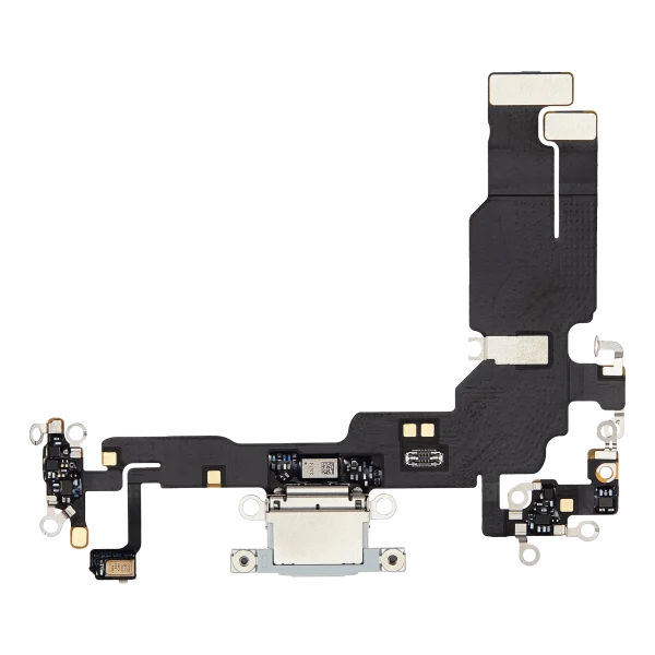 iphone 15 İle Uyumlu Şarj Yeri  Girişli ve Mikrofonlu Şarj Filmi Premium Mavi
