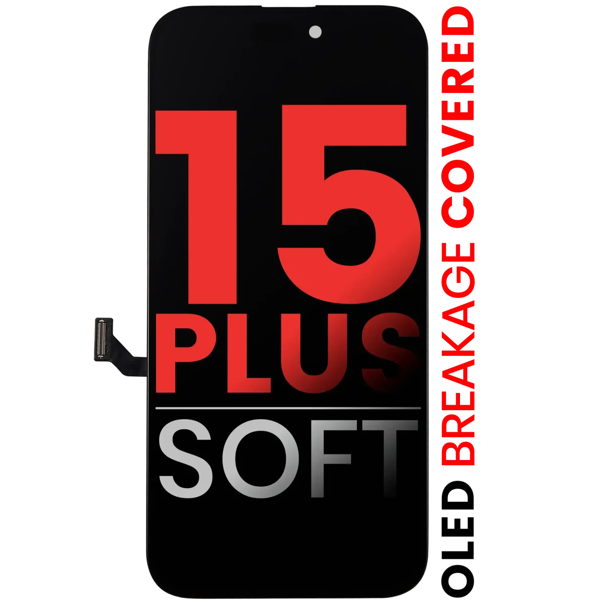 iphone 15 Plus ile Uyumlu Ekran Dokunmatik %100 Oled (Soft)