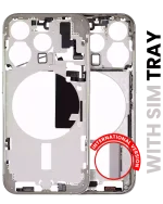 iphone 15 Pro İle Uyumlu Güç ve Ses Düğmesi ile Uyumlu Orta Çerçeve Muhafaza Uluslararası Sürüm Kullanılmış  Çekme: Sınıf A Doğal Titanyum