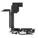 iphone 15 Pro Max İle Uyumlu Şarj Yeri  Girişli ve Mikrofonlu Şarj Filmi Premium Mavi