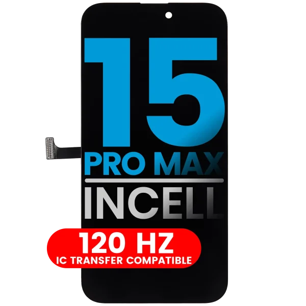 iphone 15 Pro Max ile Uyumlu Ekran Dokunmatik Yan Sanayi: A Kalite İncell 120HZ