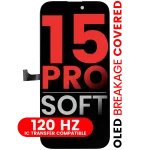 iphone 15 Pro ile Uyumlu Ekran DokunmatikHard Oled Soft 120HZ