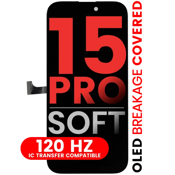 iphone 15 Pro ile Uyumlu Ekran DokunmatikHard Oled Soft 120HZ