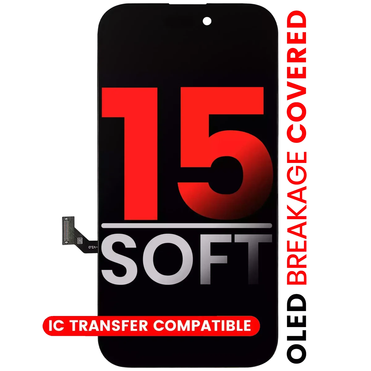 iphone 15 ile Uyumlu Ekran Dokunmatik %100 Oled (Soft) - Görsel 5