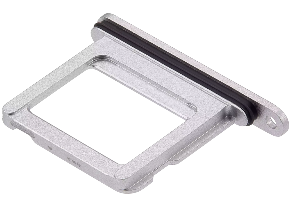 iphone 16 / 16 Plus ile Uyumlu Tek Sim Kart Tepsisi Beyaz - Görsel 4
