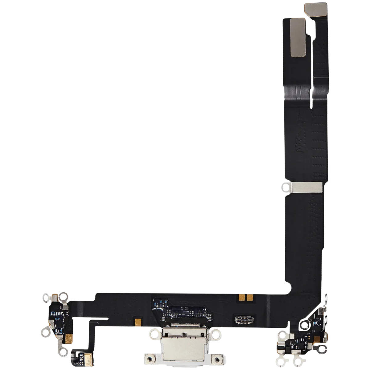 iphone 16 İle Uyumlu Şarj Yeri  Girişli ve Mikrofonlu Şarj Filmi Beyaz
