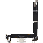 iphone 16 İle Uyumlu Şarj Yeri  Girişli ve Mikrofonlu Şarj Filmi Beyaz