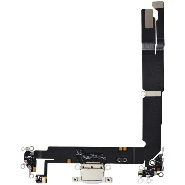 iphone 16 İle Uyumlu Şarj Yeri  Girişli ve Mikrofonlu Şarj Filmi Beyaz