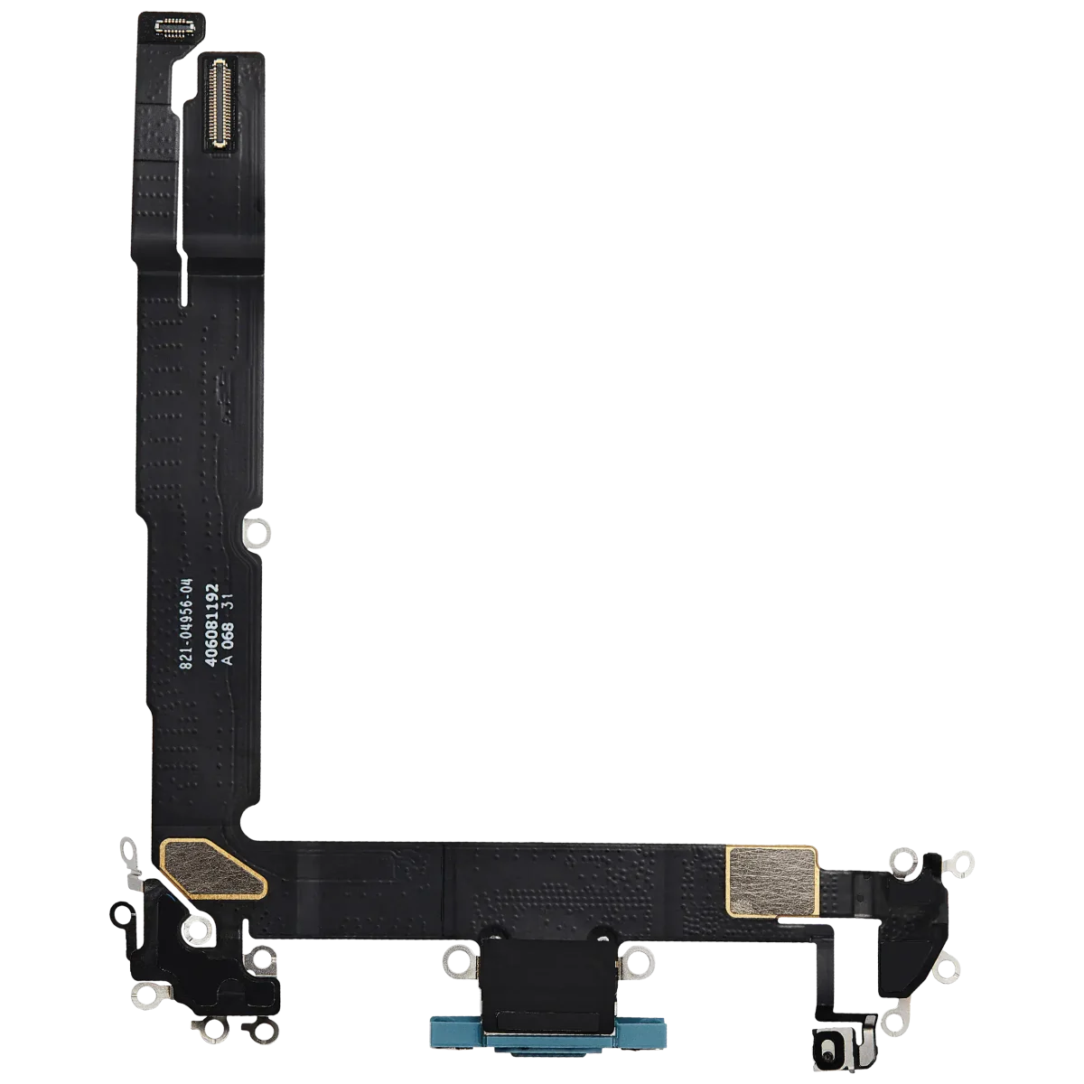 iphone 16 Plus İle Uyumlu Şarj Yeri  Girişli ve Mikrofonlu Şarj Filmi Premium Teal - Görsel 3