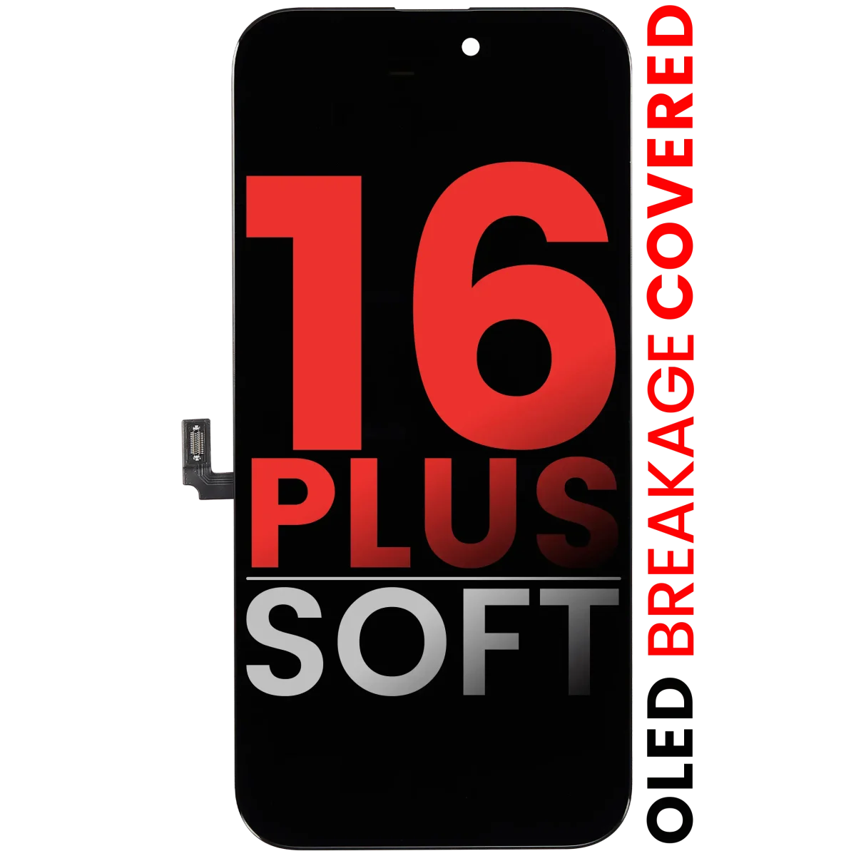 iphone 16 Plus ile Uyumlu Ekran Dokunmatik Oled Soft