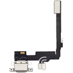 iphone 16 Pro İle Uyumlu Şarj Yeri  Girişli ve Mikrofonlu Şarj Filmi Orijinal  Doğal Titanyum